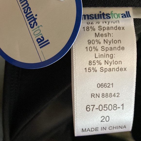 Black and Brown Polka Dot Women's Swim Top - Picture 4 of 4